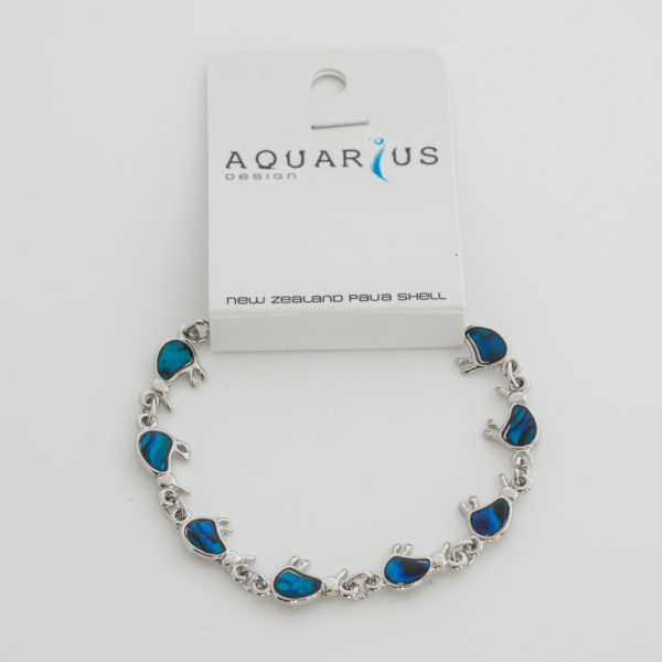 BLUE KIWI BRACELET - SILVER