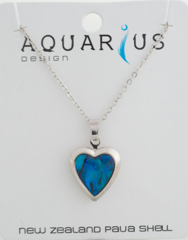 BLUE PAUA LOCKET PENDANT