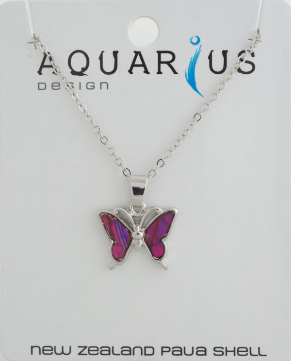 PINK BUTTERFLY PENDANT