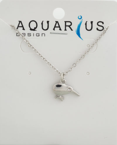 SILVER KIWI PENDANT