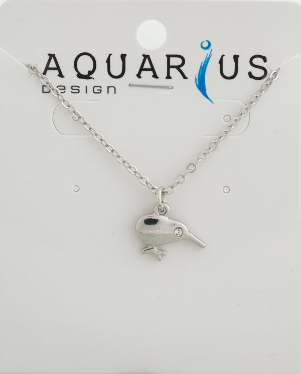 SILVER KIWI PENDANT