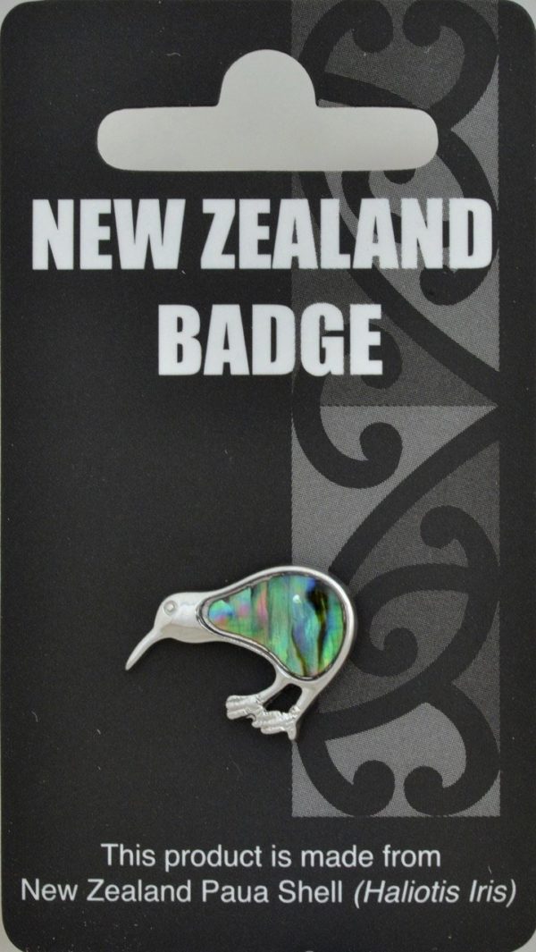 PAUA KIWI BADGE