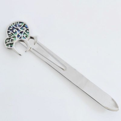 PAUA FILGREE KIWI BOOKMARK