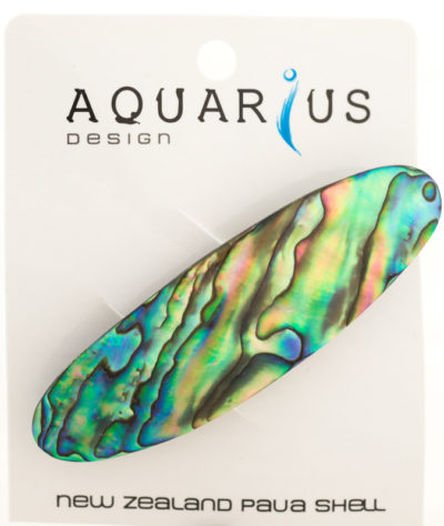 PAUA OVAL HAIRCLIP