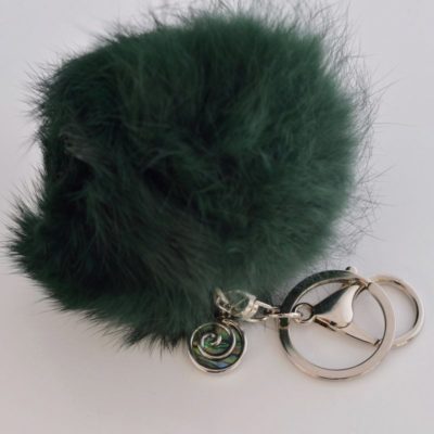 PETROL - KORU - 9CM POM POM KEY RING/HANDBAG CHARM