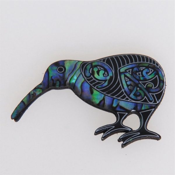 NATURAL PAUA KIWI MAGNET