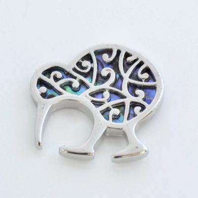 PAUA FILIGREE KIWI MAGNET