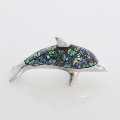 PAUA DOLPHIN ORNAMENT