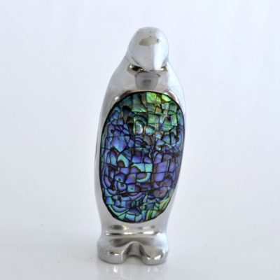 PAUA PENGUIN ORNAMENT