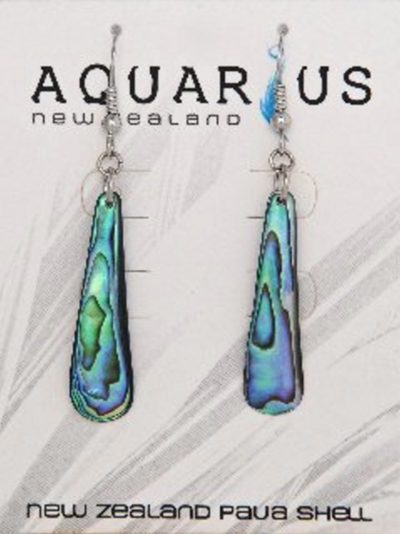 PAUA TEARDROP HOOK EARRING