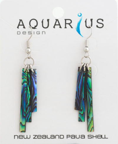 PAUA WIND CHIME HOOK EARRING