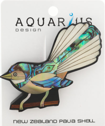 PAUA FANTAIL BROOCH