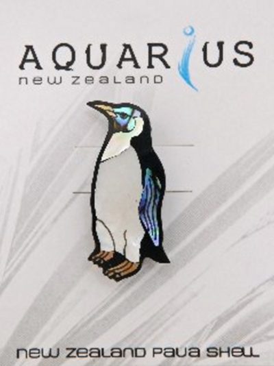 PAUA PENGUIN BROOCH