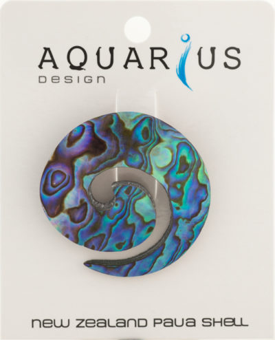 PAUA KORU BROOCH