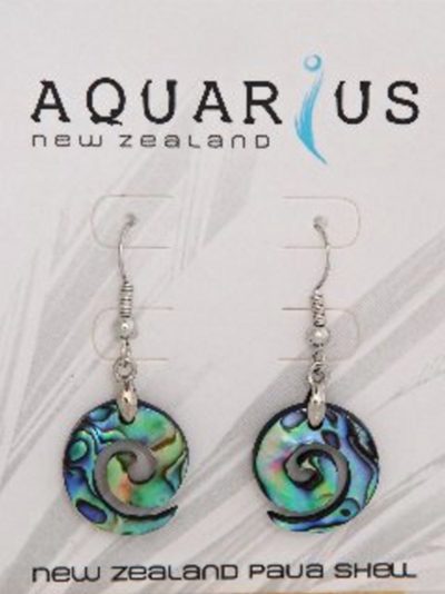 PAUA KORU RESIN HOOK ER