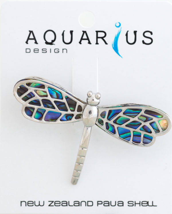 PAUA DRAGONFLY BROOCH
