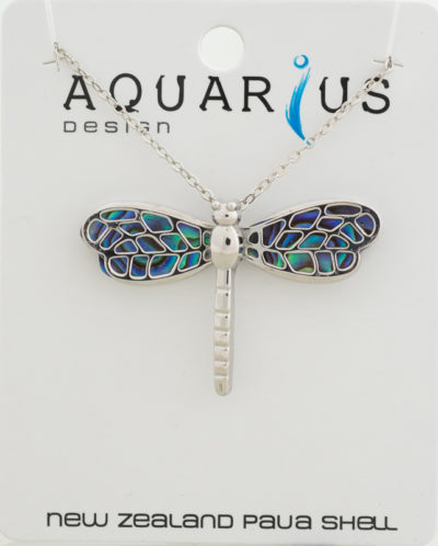 PAUA DRAGONFLY PENDANT