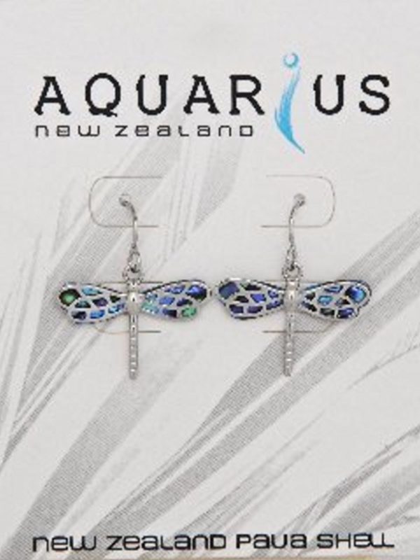 PAUA DRAGONFLY EARRING