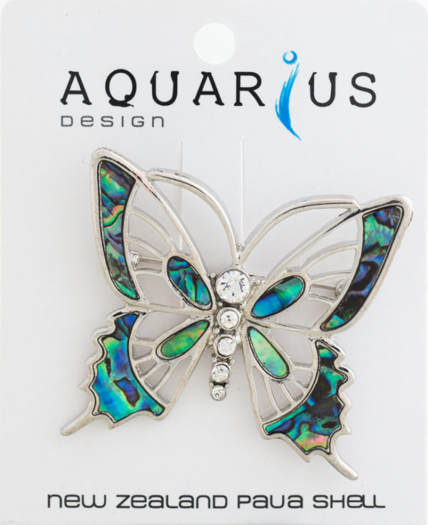 PAUA BUTTERFLY BROOCH