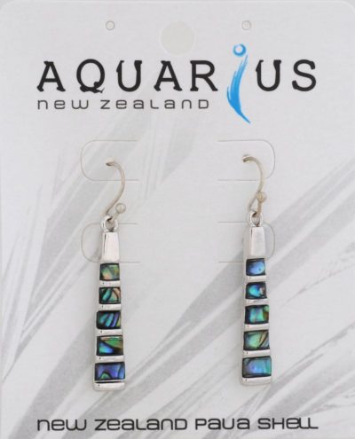 PAUA LINES DROP EARRING