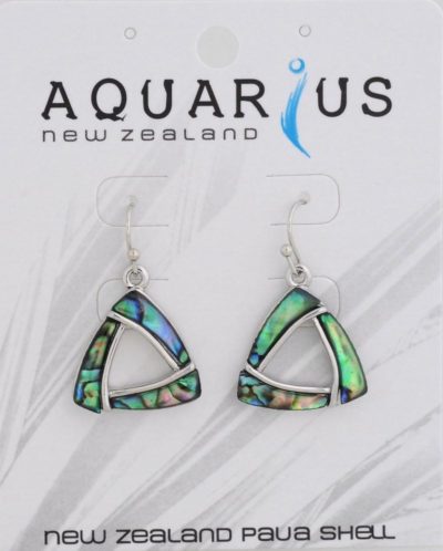PAUA TRIANGLE EARRING