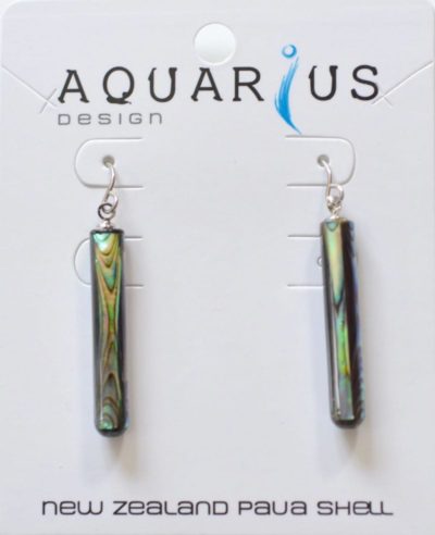 PAUA CYLINDER EARRINGS