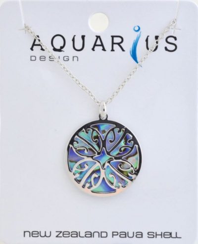 FILIGREE ROUND PENDANT NECKLACE