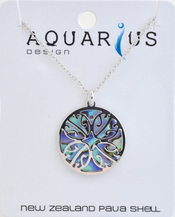 FILIGREE ROUND PENDANT NECKLACE