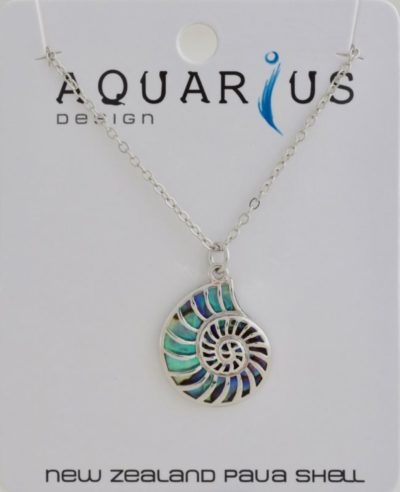 PAUA NAUTILUS SMALL PENDANT NL