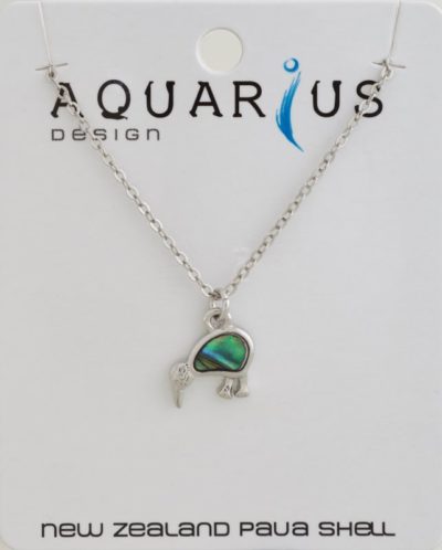 NATURAL PAUA KIWI PENDANT