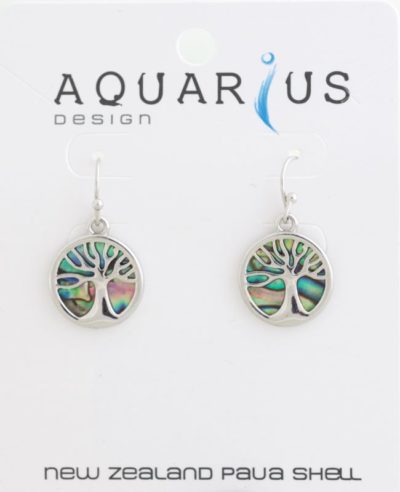 SMALL KAURI HOOK EARRINGS