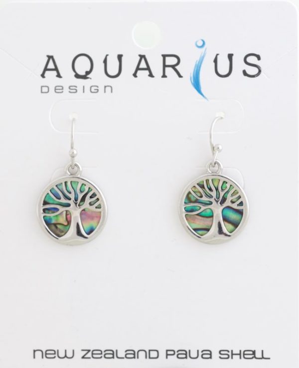 SMALL KAURI HOOK EARRINGS