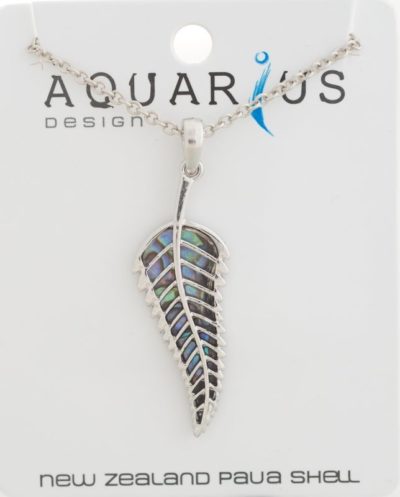 PAUA FERN PENDANT