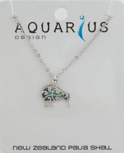 PAUA KIWI FILIGREE PENDANT