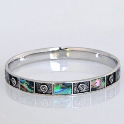 Paua Koru Bangle