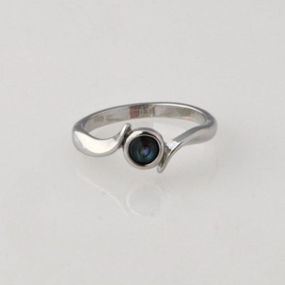 Paua Solitaire Ring
