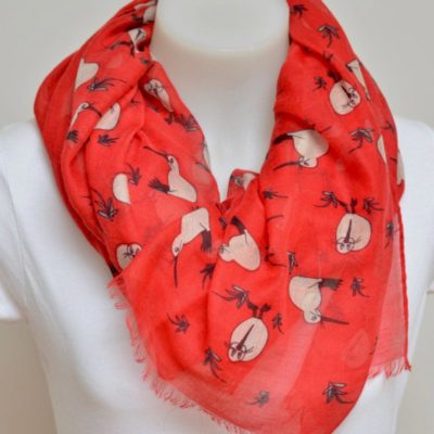 RED KIWI SCARF