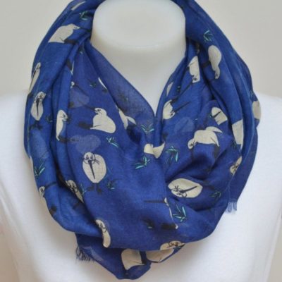BLUE KIWI SCARF