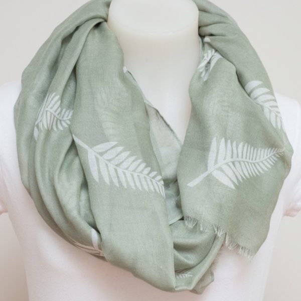 DESERT SAGE SMALL FERN SCARF