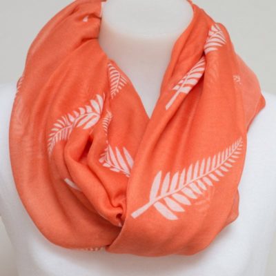 FLAMINGO SMALL FERN SCARF