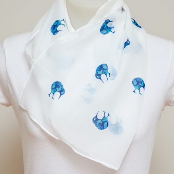 PAUA PRINT KIWI SCARF