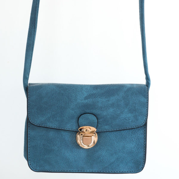 BLUE BROOKE BUCKLE HANDYBAG