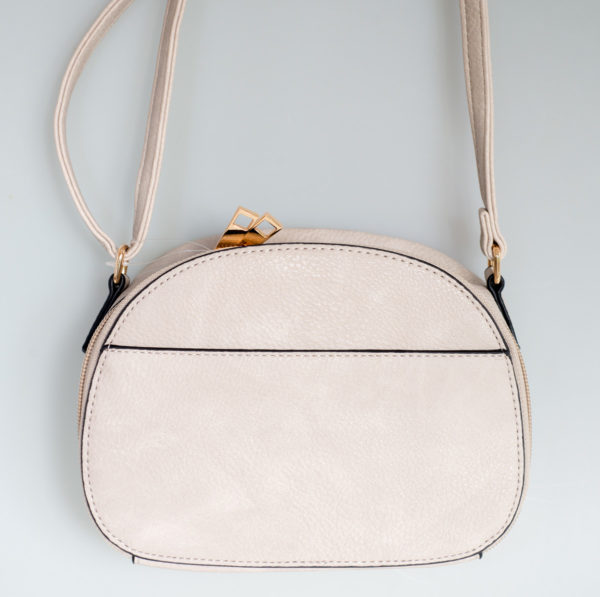 CAMEL OVAL ASH HANDYBAG