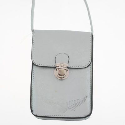 SILVER FERN EMBOSSED UPRIGHT HANDYBAG