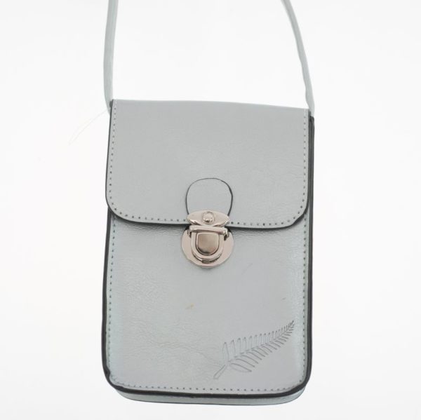 SILVER FERN EMBOSSED UPRIGHT HANDYBAG