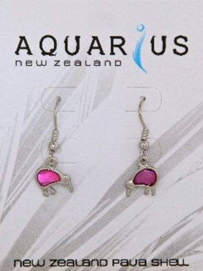 PINK KIWI EARRING ON HOOK EARRING