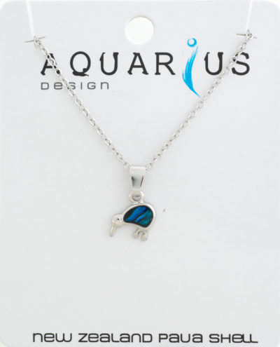 BLUE PAUA KIWI PENDANT