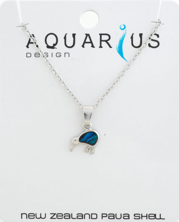 BLUE PAUA KIWI PENDANT