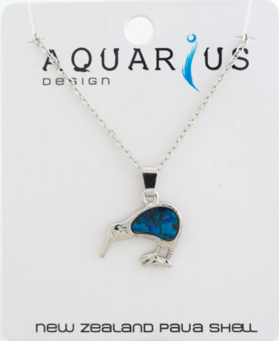 BLUE LARGE KIWI PENDANT