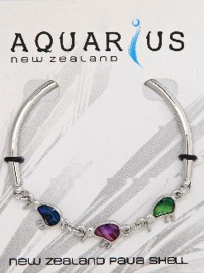 MULTI COLOURED 3 KIWI BAR BANGLE